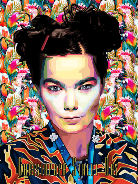 LoftArt Björk inspired 